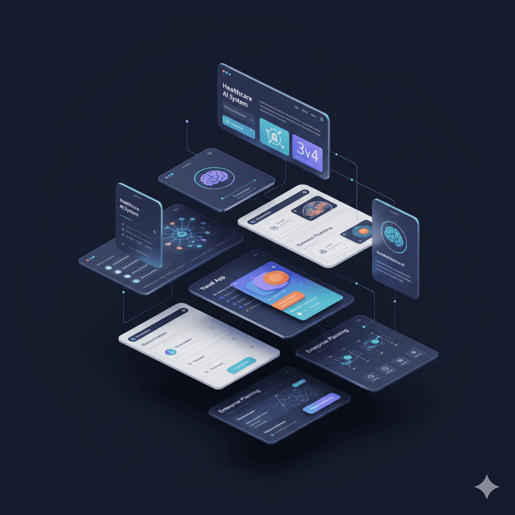 Web and mobile product UI