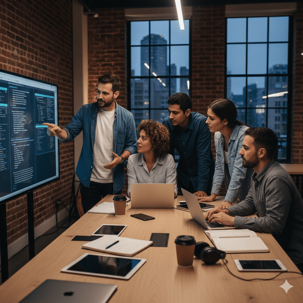 DevNexus team collaborating